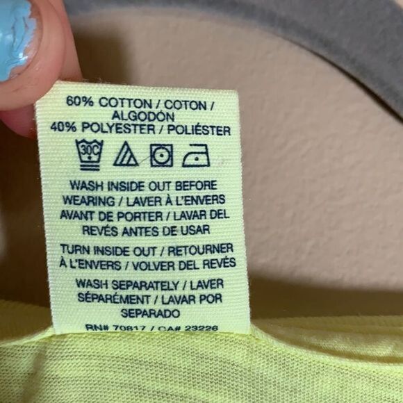 Victoria Secret PINK Neon Yellow Crop Top - Picture 3 of 4